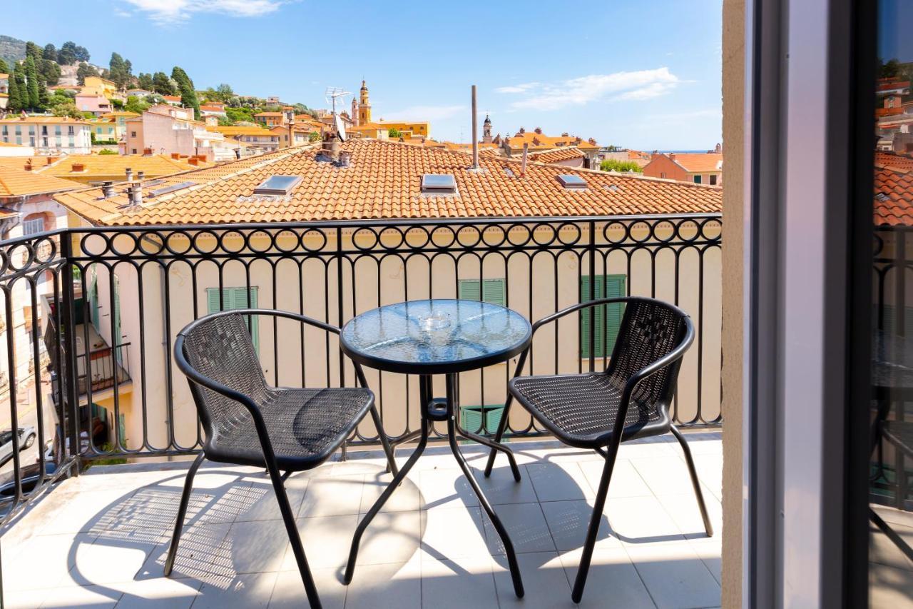 Marne II - 3 Pieces - Parking - Carre D'Or Menton Apartment Bagian luar foto